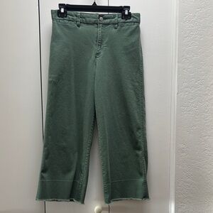 GAP Olive Green Women's Cropped Jeans